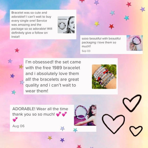 Taylor Swift Reputation Handmade Bracelet - Picture 5 of 5